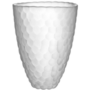Hallon Vase frostet 20 cm Frostet