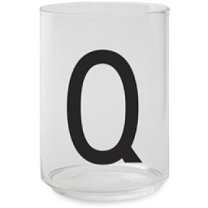 Design Letters Drikkeglass A-Z Q