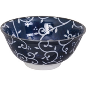 Mixed bowls 15x7 cm White/blue
