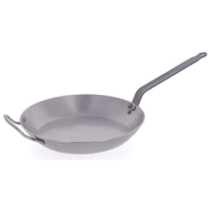 De Buyer Stekepanne med håndtak Karbonstål Plus 36 cm