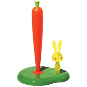 Alessi BUNNY & CARROT Holder For Tørkerull Grønn