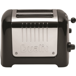 Brødrister Dualit Lite Gloss 2 Skiver Sort blank