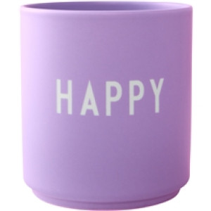 Design Letters Favoritkopp Happy / Purple