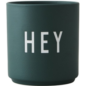 Design Letters Favoritkopp Hey / Dark green
