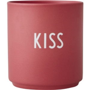 Design Letters Favoritkopp Kiss / Red