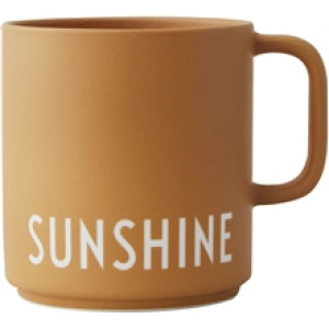 Design Letters Favoritkopp med håndtak Sunshine / Mustard