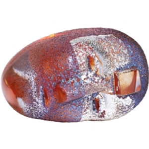 Kosta Boda Brains Golden brown/silver "I see you"