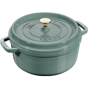 Staub Rund gryte 3,8 L Eucalyptus