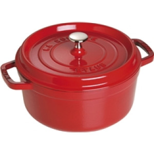 Staub Rund gryte 3,8 L Rød