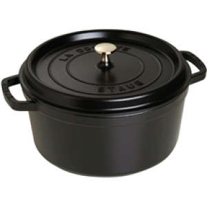 Staub Rund gryte 6,7 L Sort