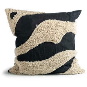 ByOn Fluffy Pute Svart/beige