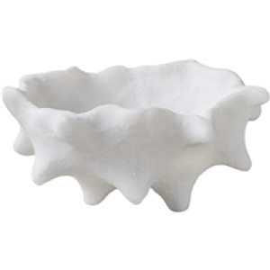 Art piece Kastanje 20cm Off-white