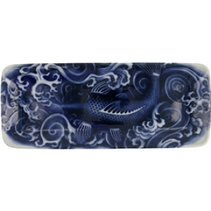 Tokyo Design Studio Japonism Plate 28,5x14x2,5cm Carp Blue
