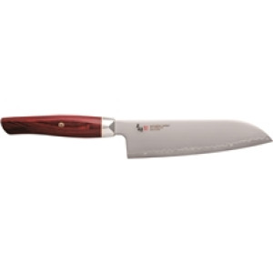 Zanmai Mcusta Revolution Santoku 18 cm Rød