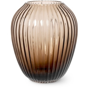 Hammershøi Vase glass 18,5 cm Valnøtt
