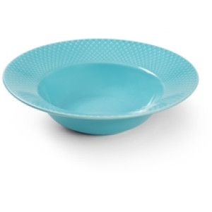 Rhombe Color Dyp tallerken 24,5 cm Turkis
