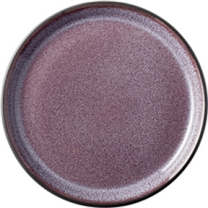 Gastroplate Sort/lilla 17 cm