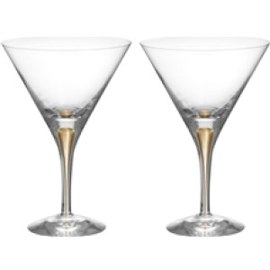 Intermezzo Martini glass gull 25cl 2-pak 1 stk/pakke Gull