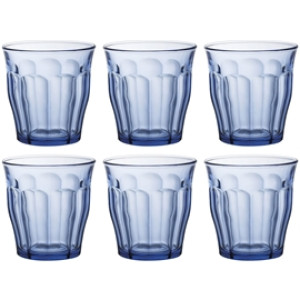 Duralex Drikkeglass Picardie Blue 6-pak 25 cl