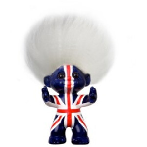 Spring Copenhagen Lykketroll 9 cm Union Jack