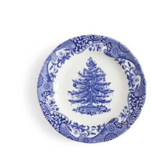 Spode Blue Italian Christmas Tree Tallerken 20 cm