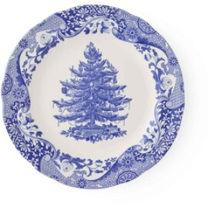 Spode Blue Italian Christmas Tree Tallerken 27 cm
