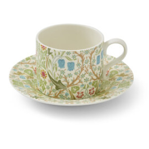 Spode Morris & Co Tekopp & fat 0,28 L 1 set Blackthorn & Golden Lily