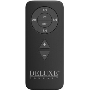 Deluxe Homeart Fjernkontroll LED-lys Sort