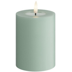 Deluxe Homeart LED-blokklys 7,5x10 cm Sage Green