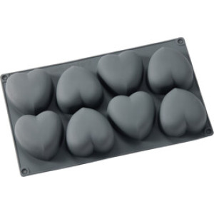 Dorre Beck Bakeform Hjerte 8 stk Silikon