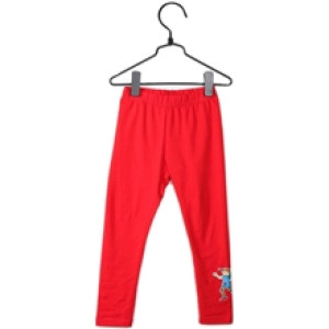 Pippi Langstrømpe Leggings Rød 104 cl
