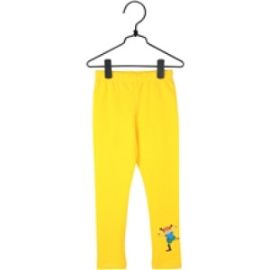 Pippi Langstrømpe Leggings Gul 92 cl