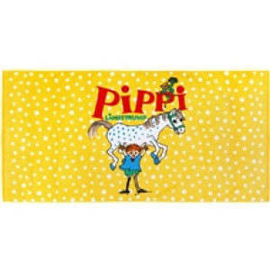 Pippi Langstrømpe Sterkest Badehåndkle Gul