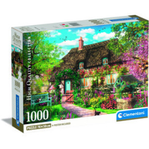 Clementoni Puslespill 1000 Biter CB The Old Cottage