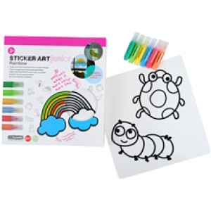 Klistremerke Art Junior - Regnbue