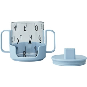 Design Letters Grow With Your Glass Light Blue