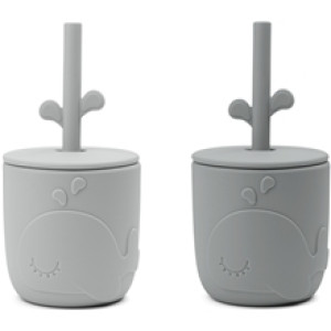 Done by Deer Straw Cup 2-p Wally Grey