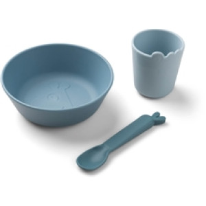 Done by Deer Kiddish First Meal Set Blue