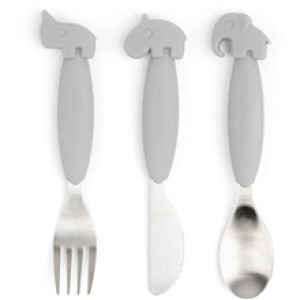 Utført av Deer Easy-Grip bestikksett Grey