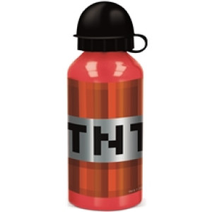 Minecraft Vannflaske Aluminium 400 ml