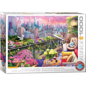 Eurographics Puslespill 1000 Biter NY Rooftop Garden