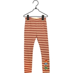 Pippi Langstrømpe Kompiser Leggings Rød 128 cl