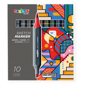 Carioca Plus Skissepenner 10-Pack