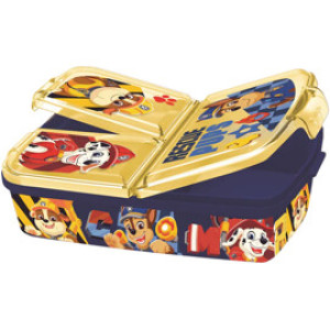 Paw Patrol lunsjboks med 3 rom blå