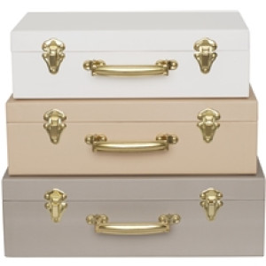 JaBaDaBaDo Koffert Beige 3 stk