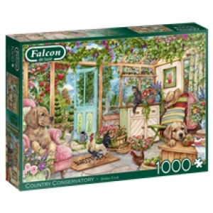 Puslespill 1000 Deler Country Conservatory
