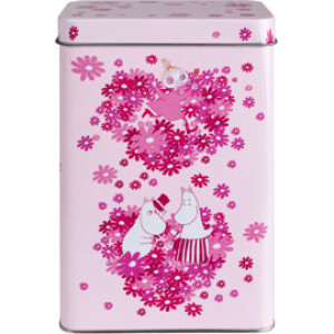 Mumin Mummitrollet Blomsterhjerte Kaffeboks