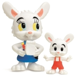 Bamse Nina Kanin & Minihopp Figursett
