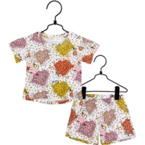 Mumin Kutter Kort Pyjamas Nvit 886-92 cL