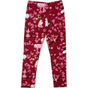Mumin Mummitrollet Klatretre Leggings Burgunderrød 110
